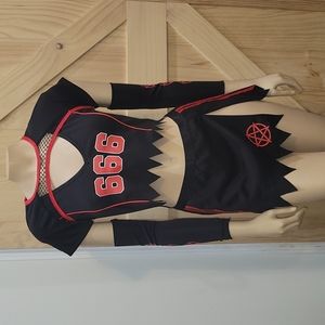 NWT |Trickz N'Treatz Dolls Kill Hell of a Huddle Football Halloween Costume| M